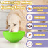 2 Pcs Silicone Dog Lick Bowl: Interactive Slow Feeder Bowls for Oral Health, Anxiety Relief, Green, Purple, Bone