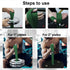 J Bryant Arm Wrestling Training Strap Belt for Wrist, Forearm, and Biceps Workouts, Compatible with 1 & 2 Inch Plates