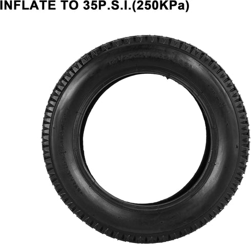 SOGIME 12.5 x 2.25 Tire Inner Tube, 12 1/2 x 2 1/4 E-Bike Tire and Tube with Angled Valve Stem, Black 2 Pack