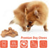 Premium Peanut Butter Dog Chew Bones, Rawhide Free, Gluten Free, 18pcs/pack, Healthy and Highly Digestible