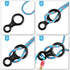 TRIWONDER Rescue Figure 8 Descender, 35kN 50kN Aluminum Rappelling Belay Gear, Climbing Rigging Plate Downhill