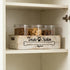 3 Countertop Dog Food Storage Container Pet Treat Organizers with Jars Dog Stuff Dog Treat Container for Farmhouse