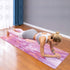SNAKUGA Travel Yoga Mat, Non-Slip Suede Exercise Mat with Carry Bag, Ideal for Pilates Workout (72'' x 26'' x 1.5mm)