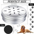 Oudain 12 Pack Dog Scent Work Tins, Dog Scent Training Box, Dog Nose Metal Container with 12 Magnetic Dots, Dog Scent Training Kit Smell Training Canisters Aluminum Cans for Dogs Training (Cute)
