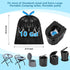 Set, 30 Count 10 30 Pack 0.53 Oz Portable Toilet Bags Poo Waste Gel Gal Camping Toilet bags with drawstring and each