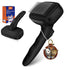 Dog Self Cleaning Slicker Brush for Shedding, Ideal for Short and Long Haired Dogs and Cats, Black