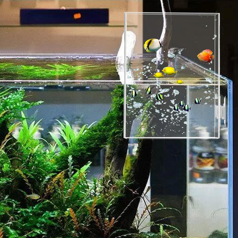 Negative Pressure Fish Tank, Inverted Aquarium with Auto-Refill, Transparent Vacuum Suspended Fish Tank Decoration