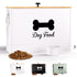 Dog Food Container Airtight 15 lb (50 Cup) Capacity with Metal Scoop