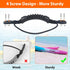 Kayak Handles Orange, Carry Handles with Screws, Canoe Handle with Bungee Cord, 2-Hole Kayak Handle for Outdoor