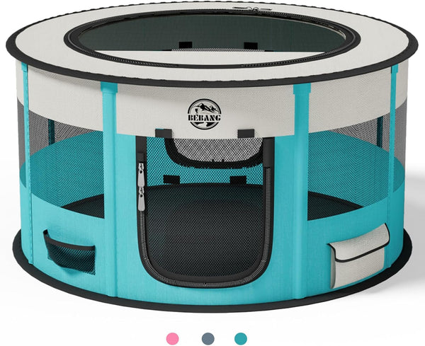 Dog Playpen Puppy Play Pen Indoors Pet Crate Small Dog Cage Portable