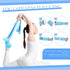 Poen 14 Pcs Pilates Ring and Ball Set for Women, Pilates Ring Circle Ball with Stretching Strap and 8 Resistance Bands