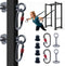 Juglok 2pcs Power Rack Attachments,Fits 2"x2" & 3"x3" Frames (1/2" & 1" Holes)
