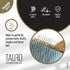 Premium Classic Wooden Brush for Dogs and Cats with Long Coats, Curved Stainless Steel Teeth, 27x10 cm