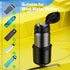 Kayak Cup Holder with Rubber Tab, Multifunctional Drink Holder and Phone Holder for Kayak Accessories, Black
