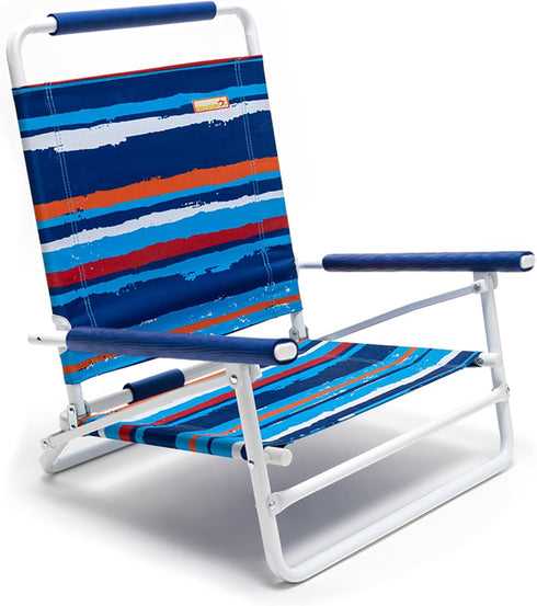 SunnyFeel Low Folding Beach Chair for Adults, Lightweight Beach Chair, Portable Camping