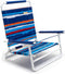 SunnyFeel Low Folding Beach Chair for Adults, Lightweight Beach Chair, Portable Camping