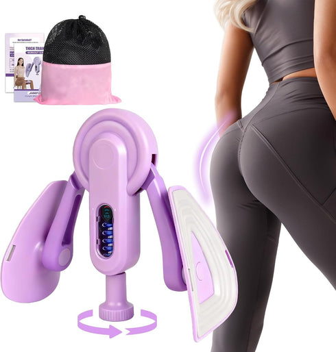 JHMFDDSB Thigh Trainer Thigh Exerciser for Women, 10-100LB Enhanced Adjustable Resistance Inner Thigh