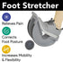 ProHeal Pink Plantar Fasciitis Relief Foot Rocker, Calf Stretcher with Spiked Ball Massager