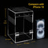 Jumping Spider Enclosure Kit,Escape Proof Reptile Tank,Praying Mantis Terrariums,Transparent Acrylic Bug