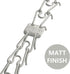 Herm Sprenger Matt Stainless Steel Scratch Resistant Dog Collar, Swivel D-Ring Training Collar for Small Dogs