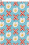 Zhbvncp Eggs Bacon Microfiber Golf Towel with Carabiner Clip, 16x24 Inch Absorbent Waffle