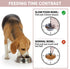 Slow Feeder Dog Bowls Insert, Bestalk Soft Silicone Dog Slow Eating Feeder Insert with Suction Cups for Small, Medium and Large Dogs, Fit into Basic Bowls and Elevated Dog Bowls (Grey, XL)