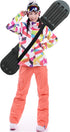 YYST Snowboard Shoulder Strap, Snowboard Sleeve, Carry Strap, Universal, Adjustable, Fits All Shapes of Snowboards