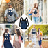 FEimaX Dog Carrier Backpack, Adjustable Pet Legs Out Front Travel Bag for Small Medium Dogs Cats, Hands-Free
