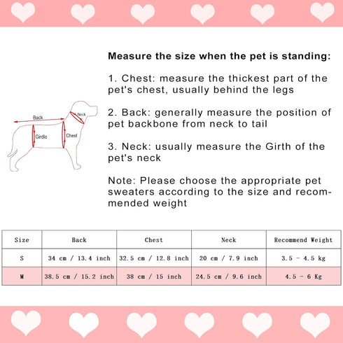 Pet Dog Knitted Sweaters Turtleneck Pajamas, Soft Winter Warm Clothing for Dogs and Cats, Valentine Christmas Apparel