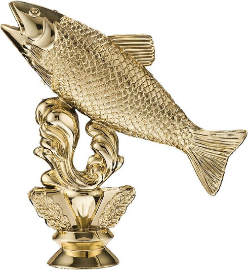 10" Crown Awards Red Salmon Fish Trophies - Customized Salmon Fish Trophy