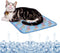 SEIS Dog Ice Pad - Ice Silk Cats Kennel Mat, Breathable Summer Cooling Pad (Blue, S)