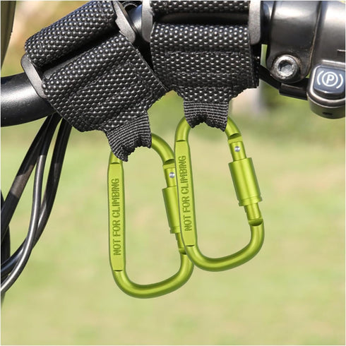 Sbulhia 2PCS Hook for Hanging Helmet Goggle Headsets Bags, Heavy Duty Carabiner Clip,