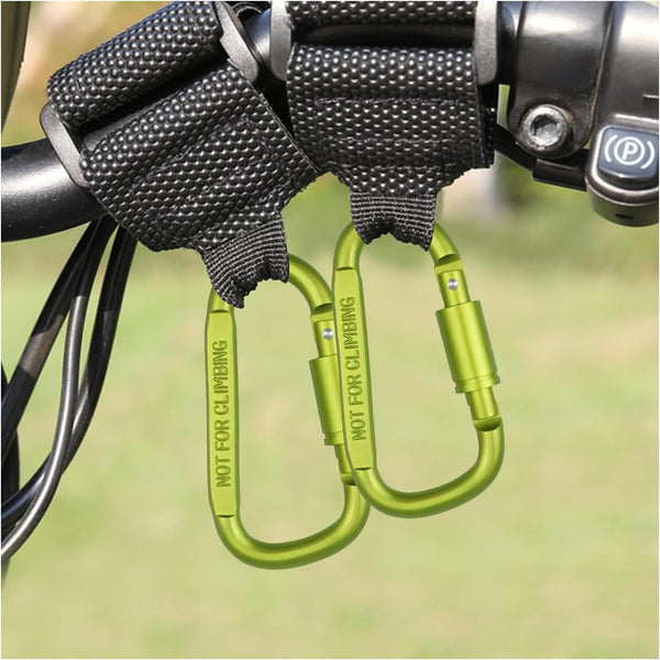 Sbulhia 2PCS Hook for Hanging Helmet Goggle Headsets Bags, Heavy Duty Carabiner Clip,