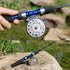 DCYMI 120cm Carbon Fiber Ice Fishing Rod Mini Pole Portable Shrimp Winter Fishing Rod with Fishing Reel Fishing Tackle