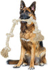 Bmag Heavy Duty Dog Rope Toys for Aggressive Chewers, Indestructible Natural Cotton Rope with 5 Knots