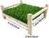 FlidRunest Wooden Rat Foraging Toys, Artificial Grass Foraging Mat for Rats, Safe Rats Enrichment Toys Activities