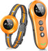 2-in-1 Smart Dog Shock Collar & Bark Collar with 3300FT Remote, IP67 Waterproof (Orange)