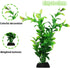 Fish Tank Accessories, 10pcs Green Plastic Plants for Aquarium Decor and Fish Tank Decorations