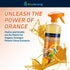 Orange Odor Eliminator, Pet Odor Deodorizer for Strong Odor, Enzyme Stain Cleaner for Cats, Dogs, and Pets