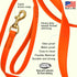 Viper Biothane Working Tracking Lead Leash, Long Line for Dogs, 3/4" x 33ft, Hunter Orange