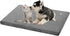 EMPSIGN Stylish Dog Bed Mat, Reversible Dog Crate Pad with Waterproof Linings, Machine Washable Cover, Grey