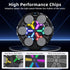 HANQUAN 3-12 Upgraded Music Boxing Machine for Kids and Adults, Bluetooth Wall Mounted Punching Pad with Gloves,Rhythm