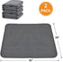 24x36 2Pack Washable Dog Pee Pads Reusable, Absorb Dog Mats Non-Slip for Puppy Training, Whelping, Potty, Playpen
