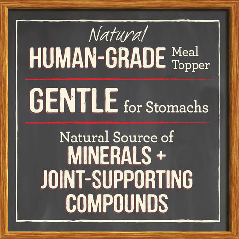 Merrick Grain Free Bone Broth, Premium Human Grade Dog and Cat Food Topper Pouches, Beef - 16 oz.