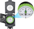 IP65 Anbte Compass Hiking Survival, Waterproof Metal Compass with Sighting Clinometer and Carry Bag, Multifunctional