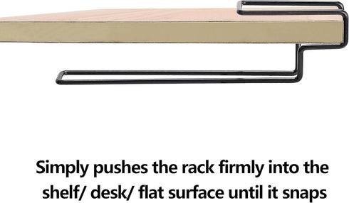 Universal Pistol Magazine Holder, Pack of 2 Under Gun Safe Shelf Magazine Storage, Organizer & Accessories for Most