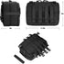 Jueachy Tactical Molle Pouch, Large Admin Bag Utility Tool Pouches, Expandable Molle Accessories Organizer with U.S.A