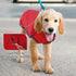 ROZKITCH Dog Winter Coat Soft Pullover Pajamas, Pet Windproof Warm Cold Weather Jacket Vest Cozy Onesie Jumpsuit Apparel Outfit Clothes for Small Medium Large Dogs Walking Sleep BrightRed L