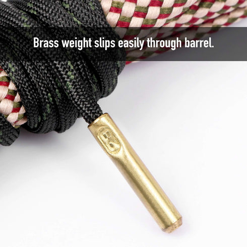 Gogoku 2Pack/3Pack Bore Rope Brush Gun Cleaner Cleaning Snakes, Barrel Snake for 5.56mm/.223/.22/9mm/Cal .380/12 GA/. 30 Cal/.308/.44 Cal. Rifle Shotgun Gun Cleaning(Choose Your Cal)