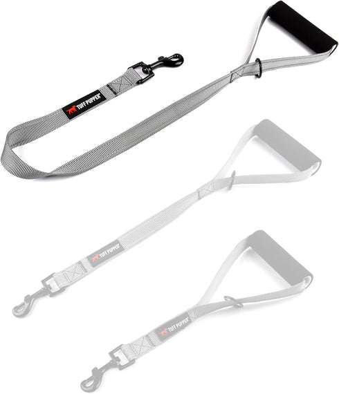 Tuff Pupper Service Dog Leash - 24 Inch Handle for Large Dogs, Perfect for Service Dog Harness & Training